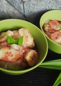 Bubur Sumsum Pisang Pandan