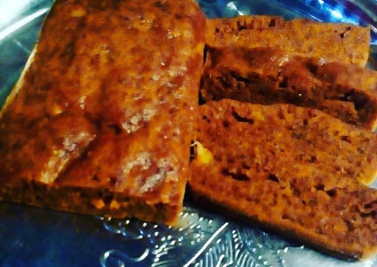 resep lengkap untuk Bolu pisang karamel kukus