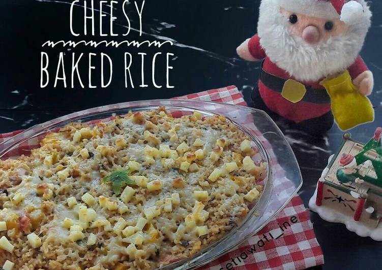 gambar untuk cara membuat Cheesy Baked Rice