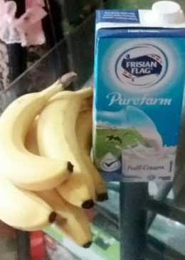 Pisang susu (menu diet GM day 4)