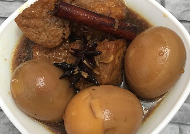 cara membuat Tahu telor masak kecap