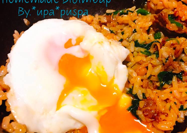 resep lengkap untuk Niiyama Simple Korean bibimbap don tanpa kimchi