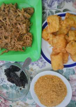 Nasi krawu jamur&ayam simple