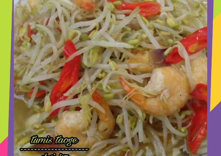 resep masakan Tumis Taoge asik