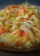 Sayur kubis wortel tumis kuning