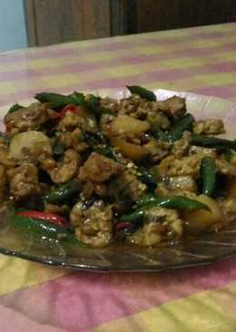Oseng tempe lombok ijo