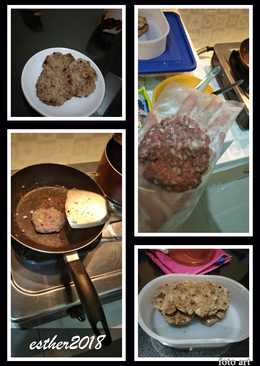 Daging burger homemade