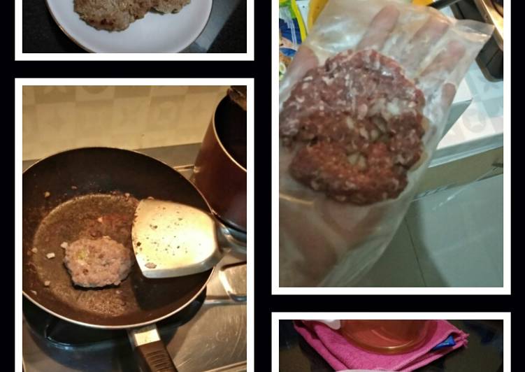 Daging burger homemade
