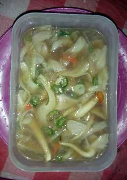 Jamur saos tiram/masakan sederhana