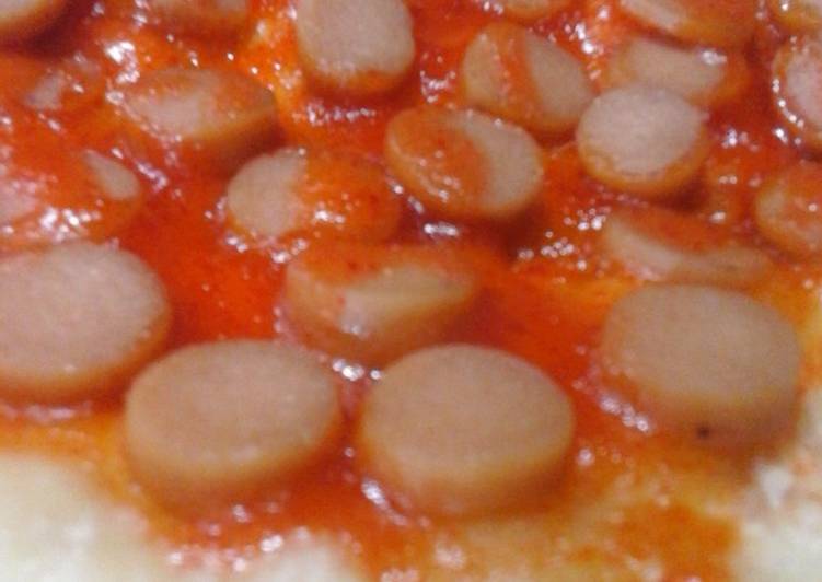 bahan dan cara membuat Pizza teflon topping ala ala