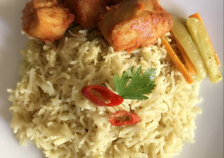 bahan dan cara membuat Biryani Ayam Saus Merah