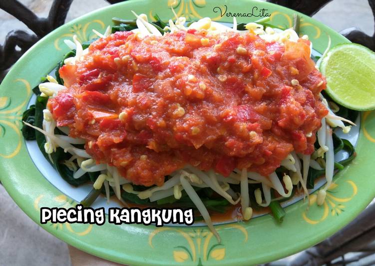 resep lengkap untuk Recook Plecing Kangkung