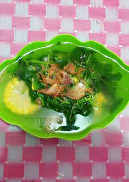 Sayur bayam bening