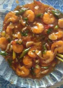 Udang Goreng Saus Padang