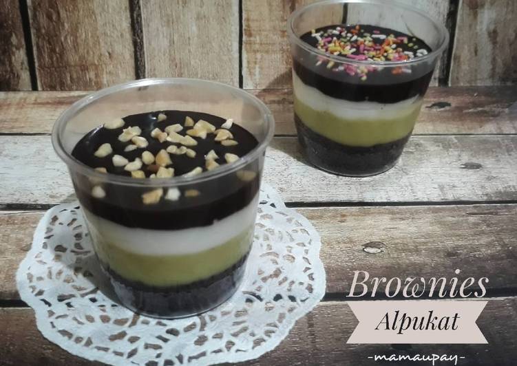 gambar untuk cara membuat Brownies Alpukat (Kekinian ??)