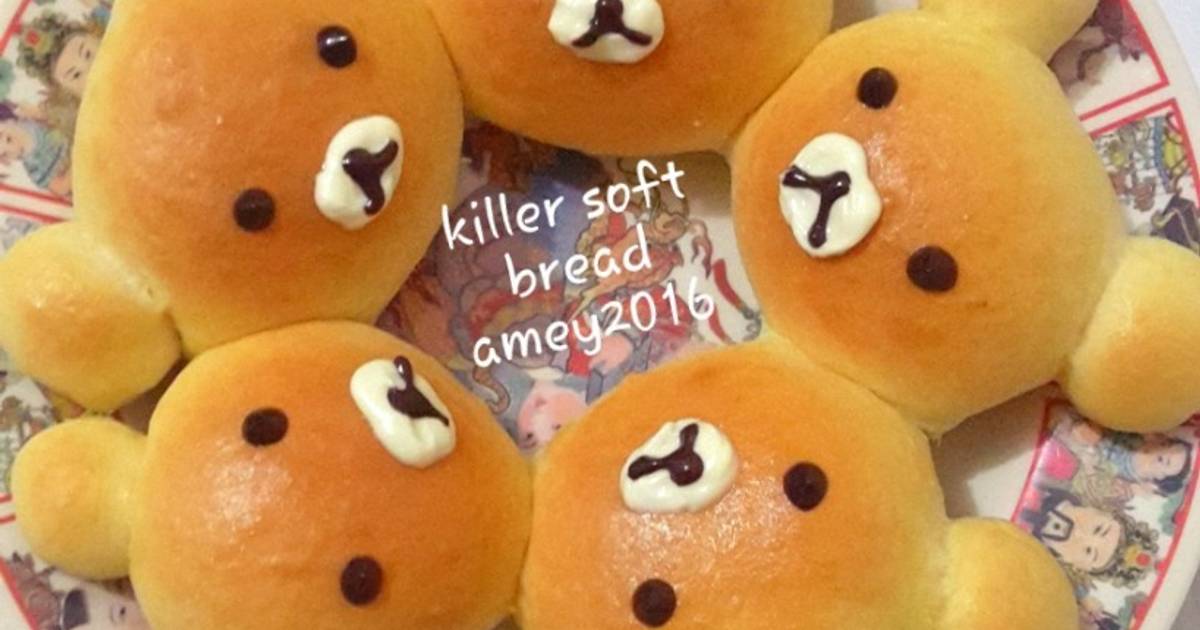 Resep Killer soft  bread  character oleh amei Cookpad