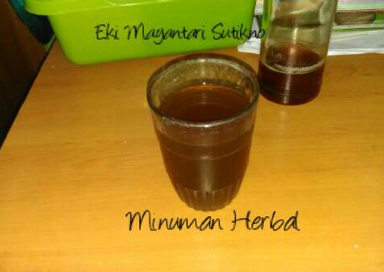 bahan dan cara membuat Minuman Herbal (Penghangat Badan dan Pereda Batuk)