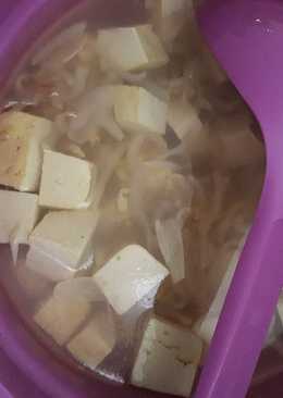 Sayur bening tahu sederhana