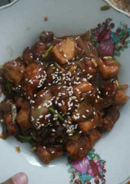 Ayam saos tiram simple