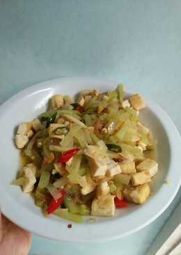 Tumis Labu Tahu Rebon