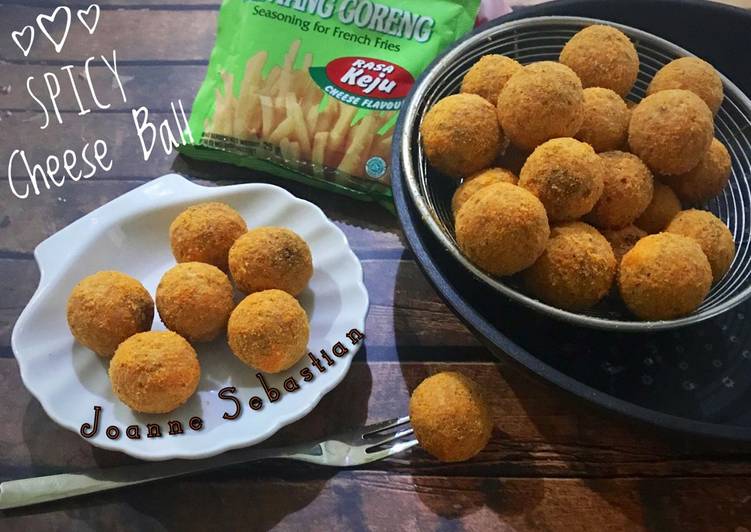 gambar untuk resep makanan Spicy Cheese Ball -Keto #ketopad_cp_savorysnack