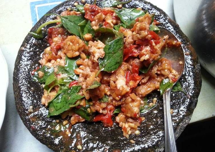  Resep  Sambel Tempe  Kemangi  oleh Aura Cookpad