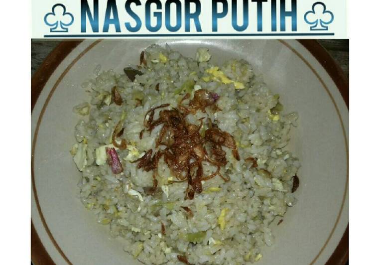 Resep Nasi Goreng Putih ?? Kiriman dari Linda Sukoco