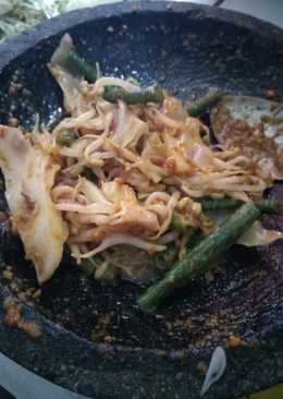 Rujak lotek khas Tegal