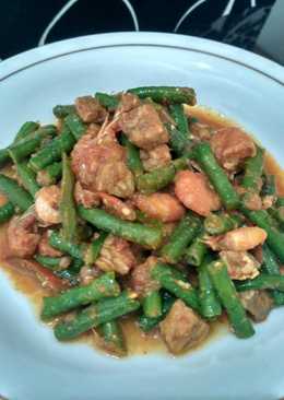 Tauco udang mix kacang panjang dan tempe