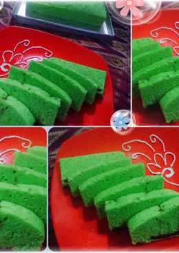 Bolu kukus Ketan Putih rasa Pandan