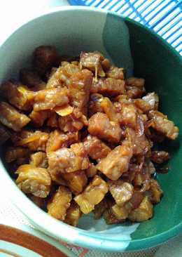 Oseng Tempe pedas manis
