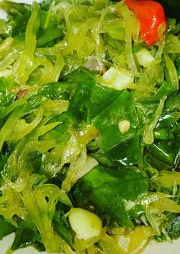 Oseng paya muda daun melinjo