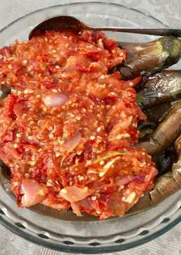 Terong Bakar Penyet Bumbu Goreng