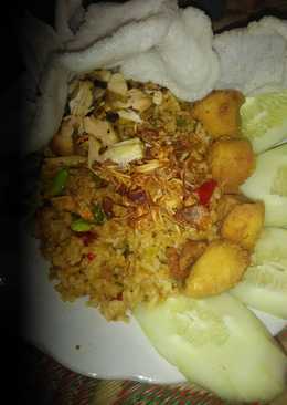 Nasi Goreng Ayam Pete Pedas