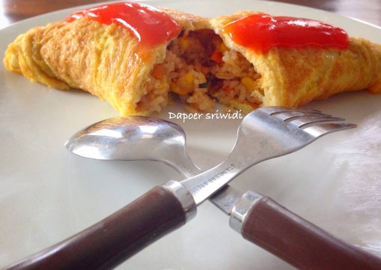 Resep Omurice/omelet nasi goreng (#postingrame2_nasi) oleh 