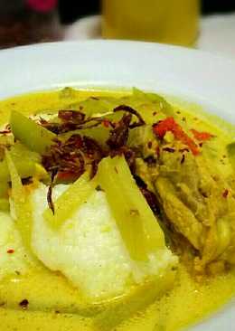 Ketupat Sayur Labu Siam Pedas