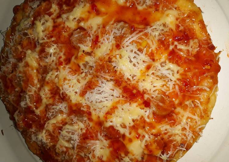 gambar untuk resep makanan Pizza teflon