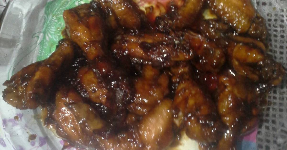 Resep Chicken Wings with honey ala Irina Binti Abdul Mukti