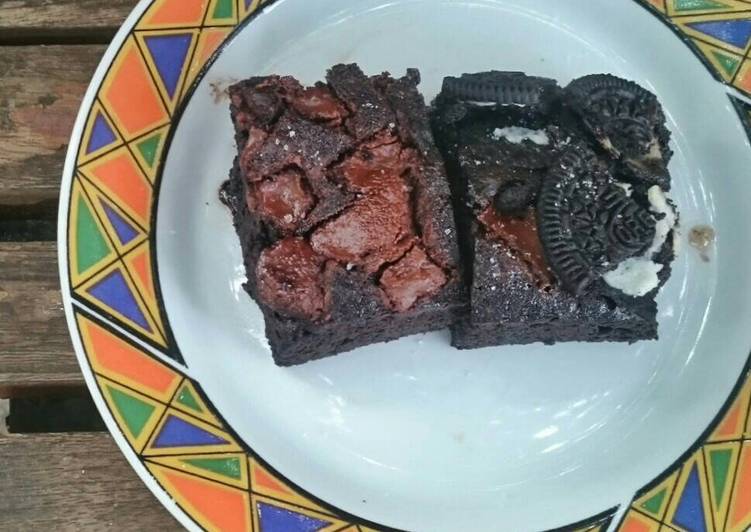 Resep Double Choco Fudgy Brownies By Marselina Idris
