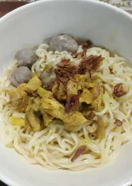 Mie ayam kering