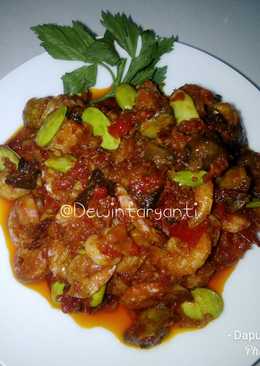 Sambel udang pete+ati ayam #bikinramadanberkesan