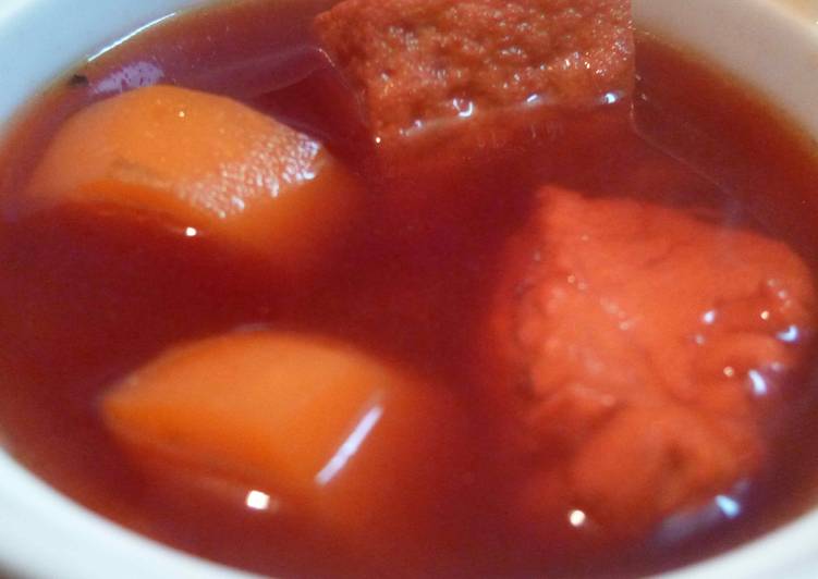 resep makanan Sup Ayam Merah