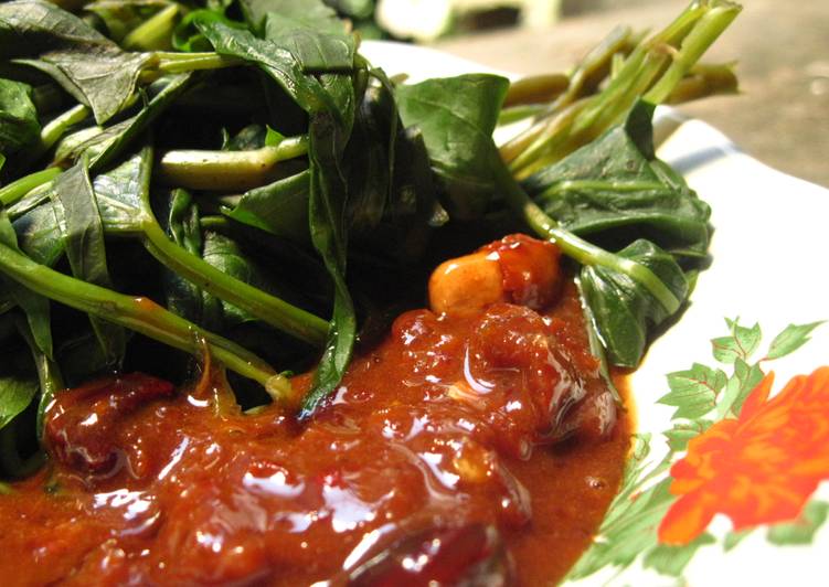 resep masakan Rujak Kangkung