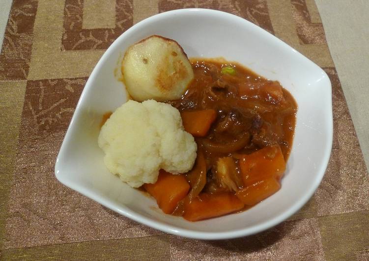 resep lengkap untuk Semur Daging (ala jepang) Hayashi Rice