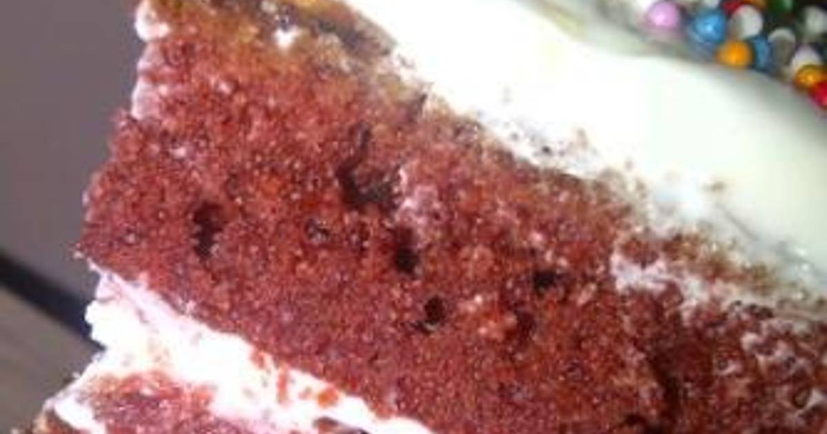 Resep Red Velvet Cake with Cream Cheese Frosting