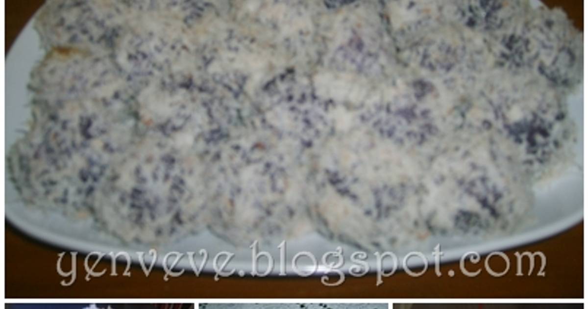 Resep Klepon Ubi Ungu Resep Klepon Ubi Ungu