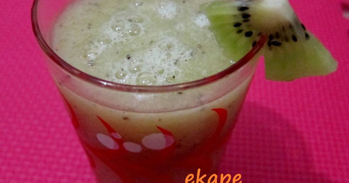 Resep Blewah Lemon Kiwi Smoothie