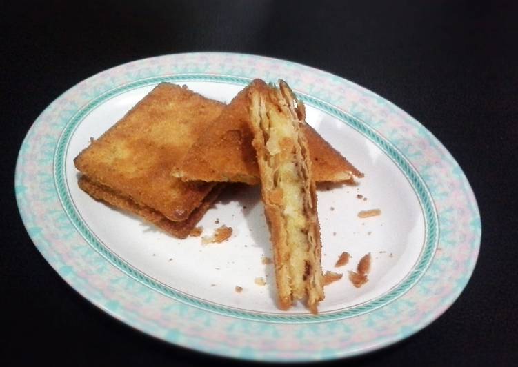 resep masakan crackers goreng isi tape