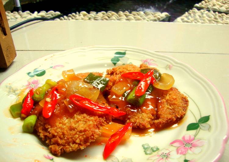 resep makanan Oyster Mushroom Katsu Spicy Sour Sauce