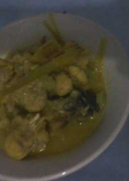 Penyu sungai masak kunyit kering